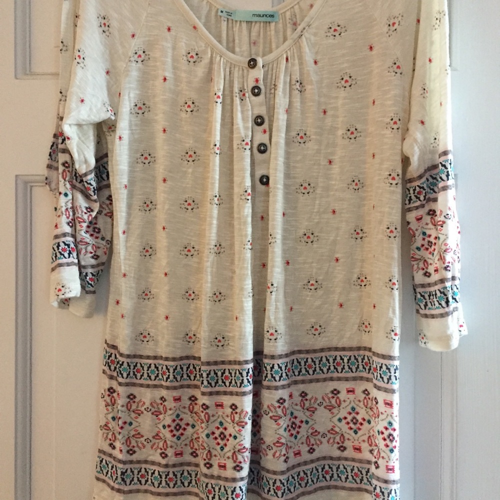 Maurices cold shoulder top, size M